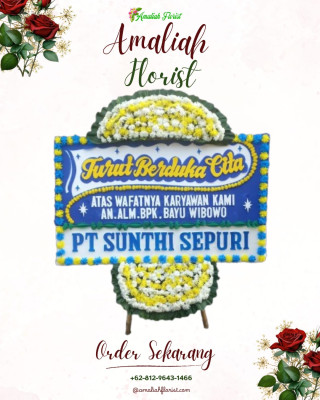 Papan Bunga Duka di Gubug