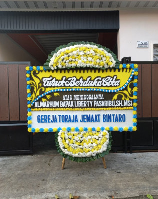 Papan Bunga Duka di Gubug