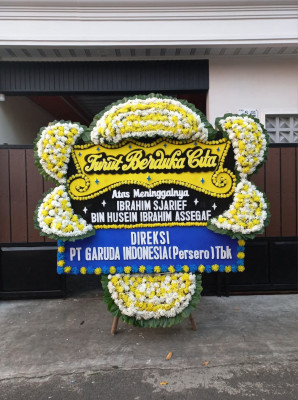 Papan Bunga Duka di Gubug