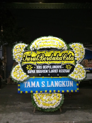 Papan Bunga Duka di Gubug